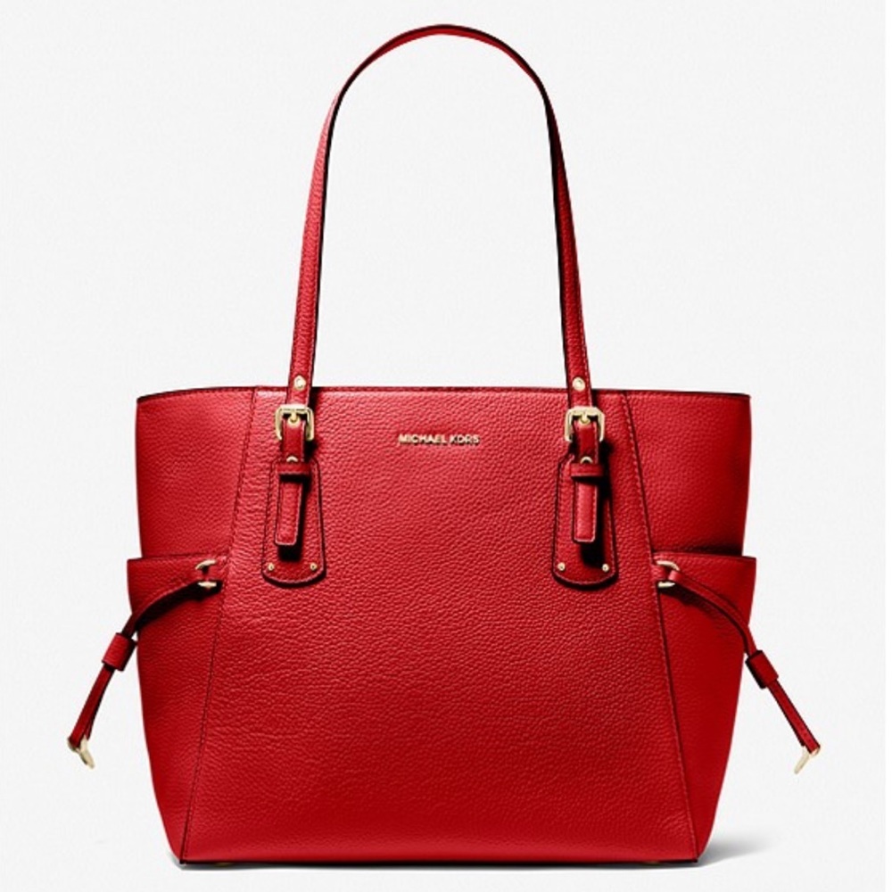 Michael Kors Voyager Saffiano Leather Tote Bag
Style# 30H1GV6T4T
NWT
Flame